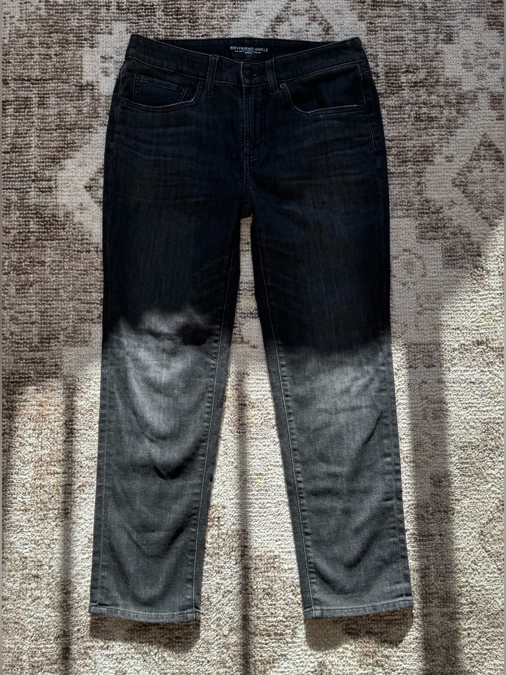 Chico's Boyfriend Ankle Black Jeans